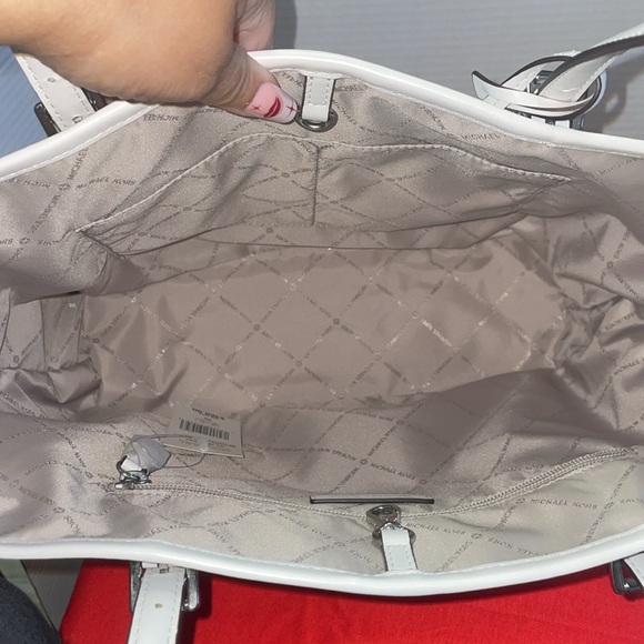 NWT Michael Kors Jet Set Blue Cloud Tote Bag - Picture 5 of 11